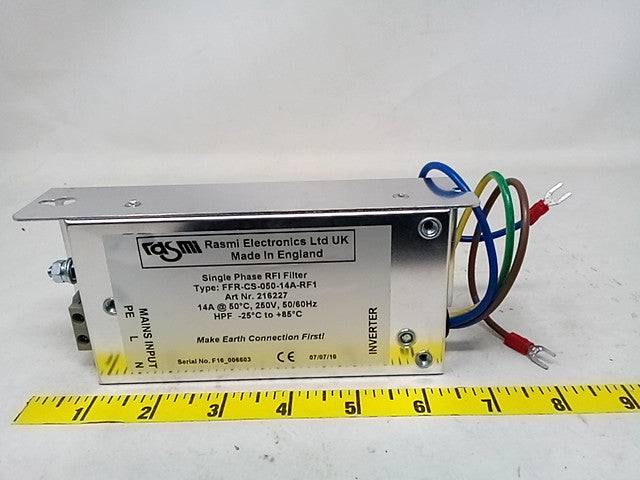 Rasmi Electronics Ltd Omron Single Phase RFI Filter 216227