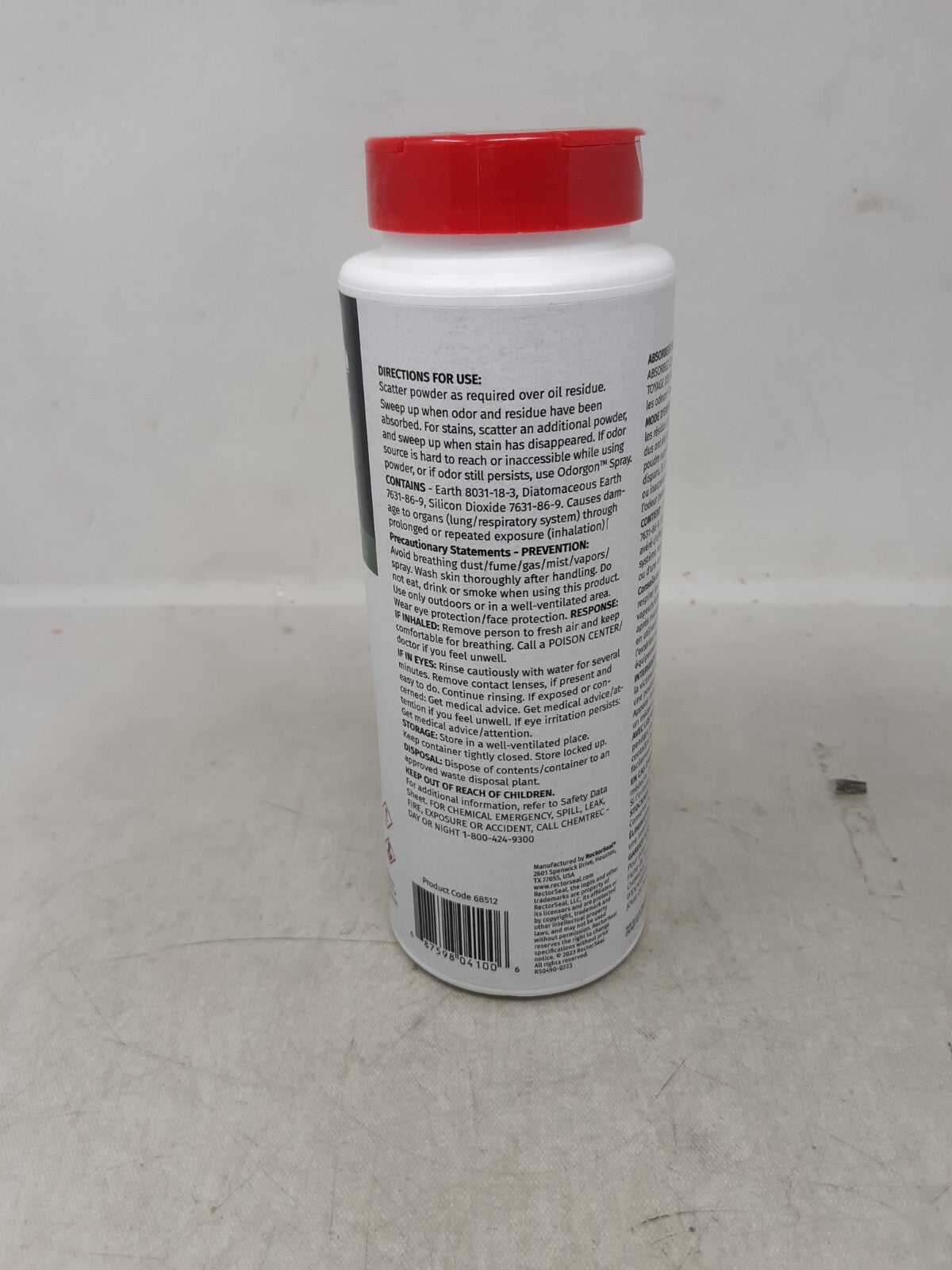 Rectorseal 685121-Pound Odorgon Powder Fuel Oil Absorber - 1 Lb.