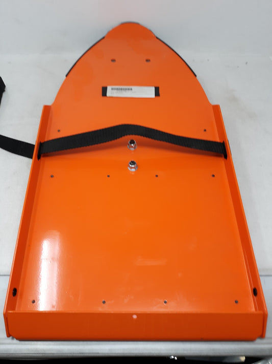 WaterRower Foot Strap Plate W161E Orange/Black Steel