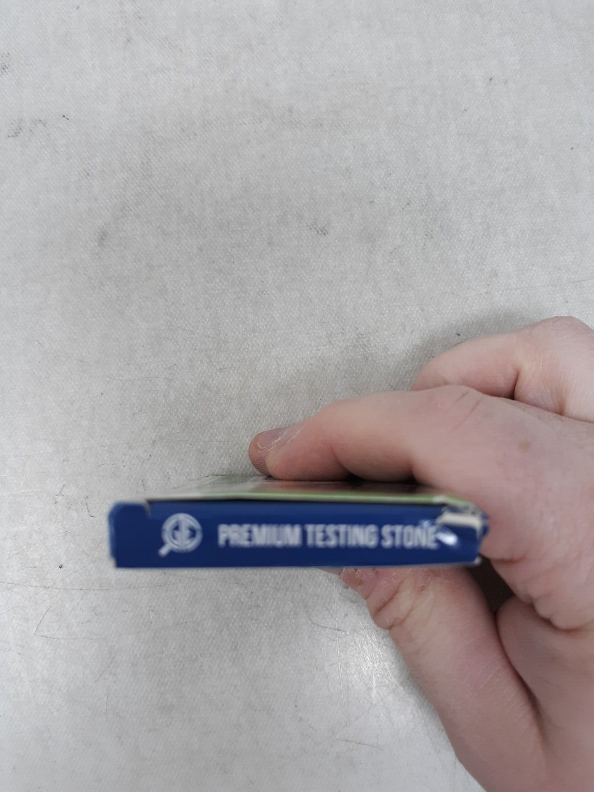 Premium 2x4 Jewelry Testing Stone for Gold, Silver, Platinum – Anti-Skid Backing
