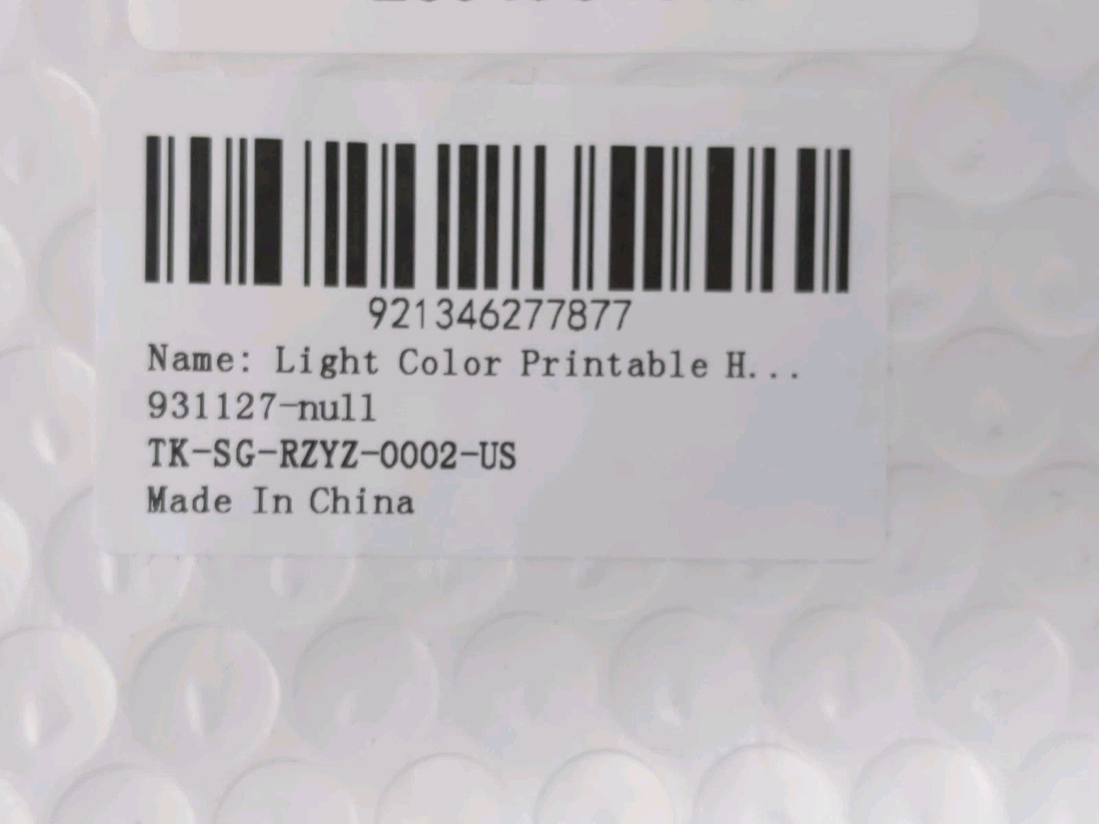 HTVRONT Light Fabrics Transfer Paper