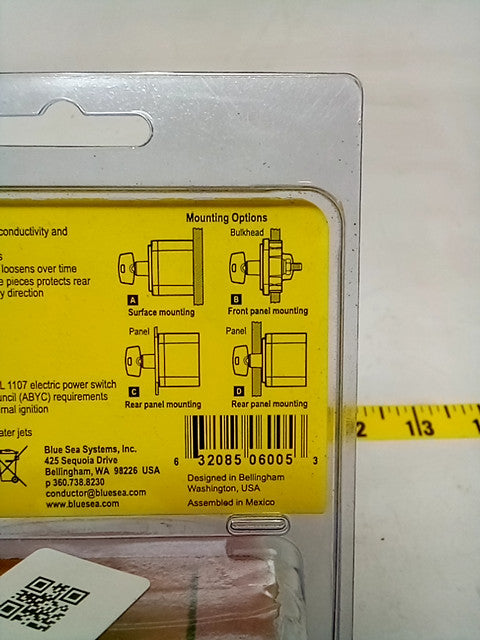 Blue Sea 6005 M-Series (Mini) Battery Switch Single Circuit on/OFF