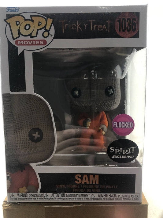 Sam #1036 ~ Funko Pop Movies Trick r Treat Flocked Halloween Spirit Exclusive