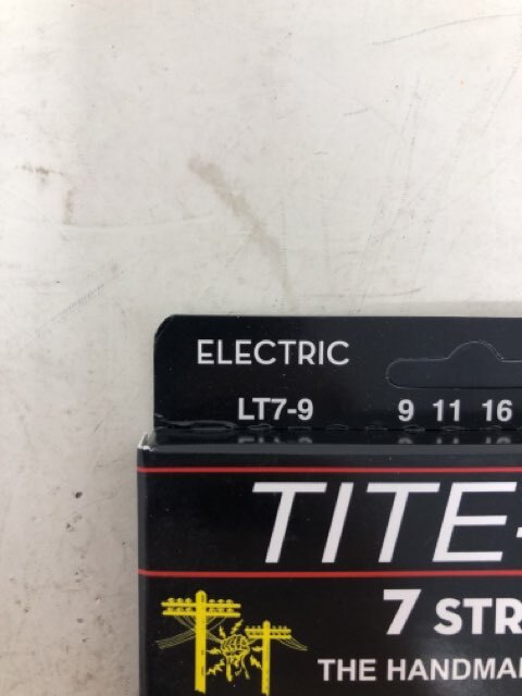 DR Strings Tite-Fit LT7-9 Lite 7-String Nickel Plated Electric Guitar Strings