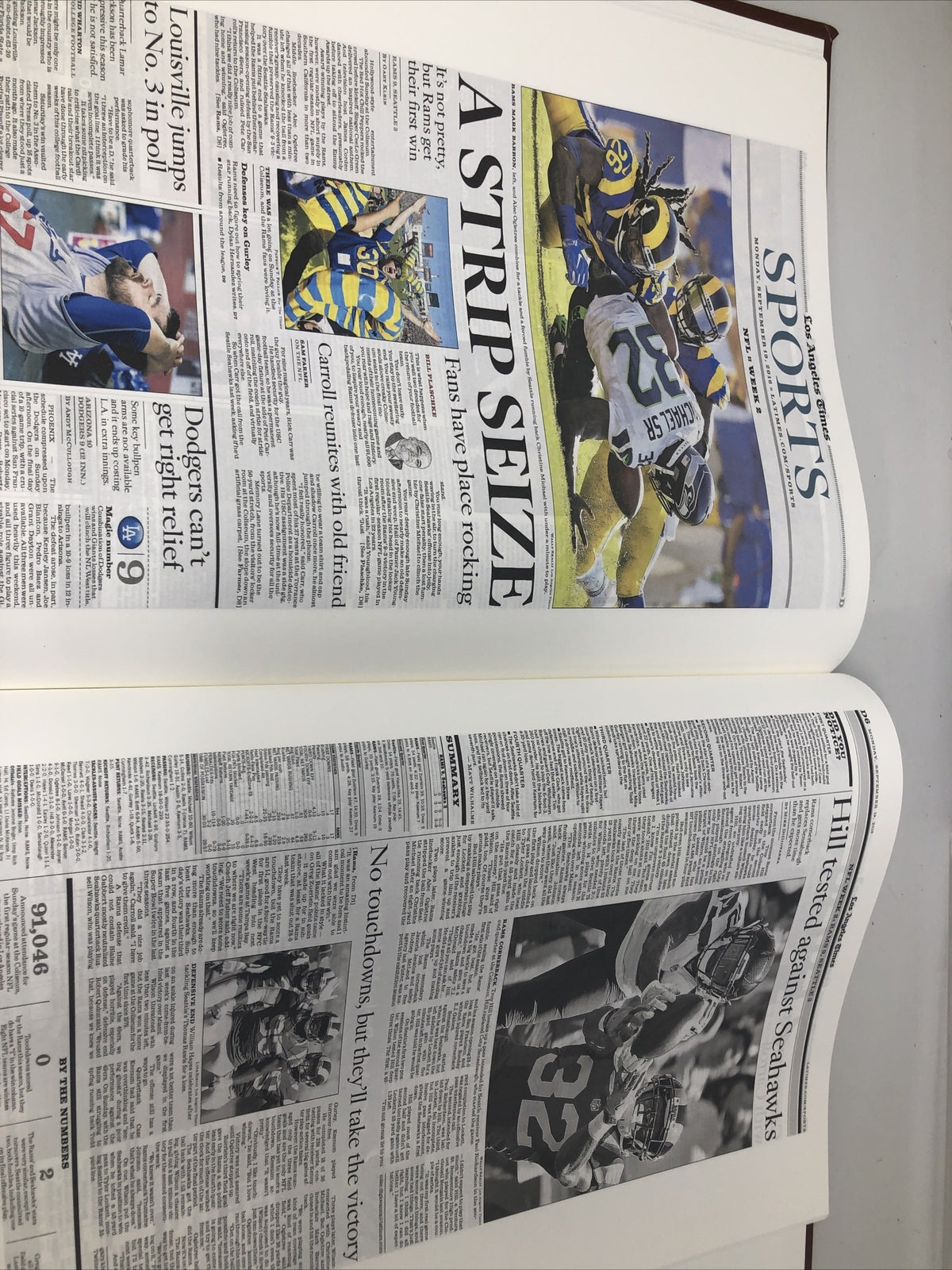 A Football History: Told Through Los Angeles Times: Los Angeles Rams