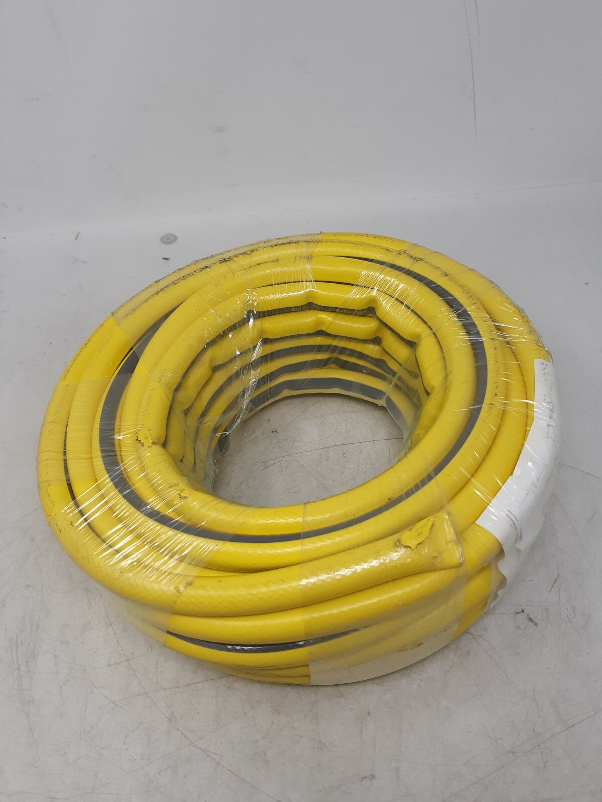 DBL Max 15m PVC Garden Hose Reinforced Heavy-Duty Watering Pipe - Yellow