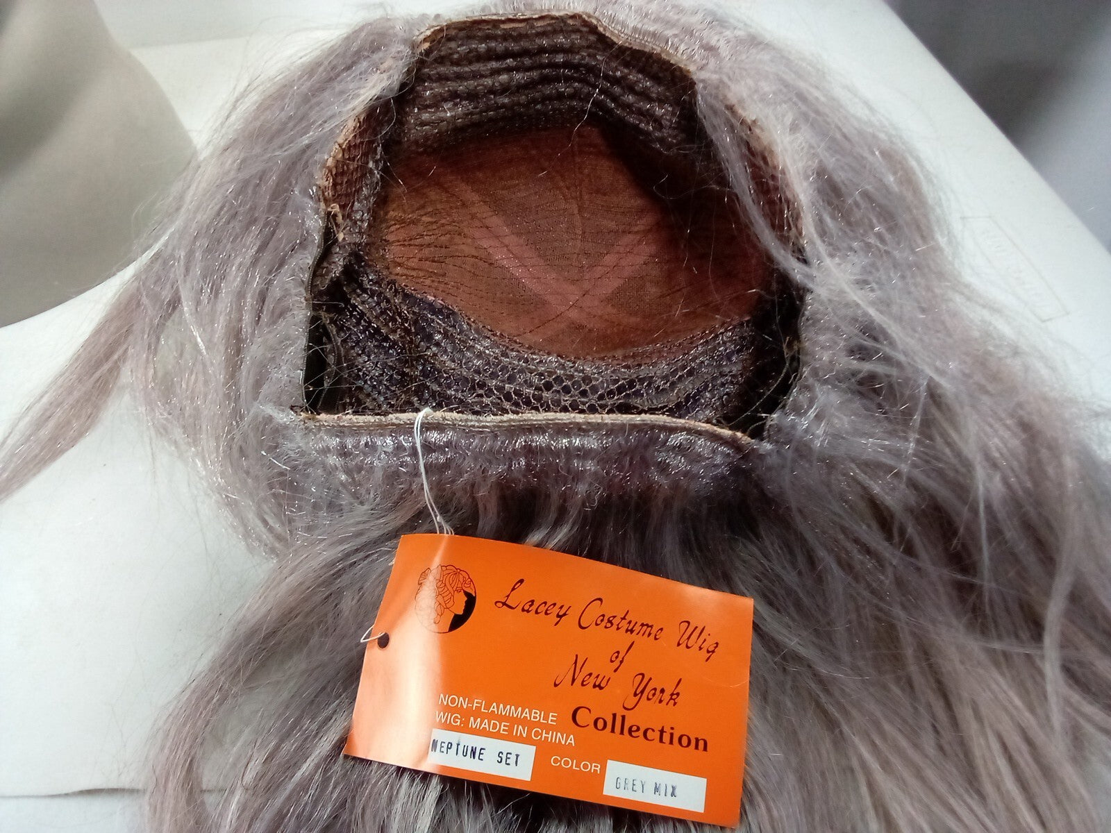 Lacey Costume Wig of New York Collection Style: Neptune Set Color: Grey Mix