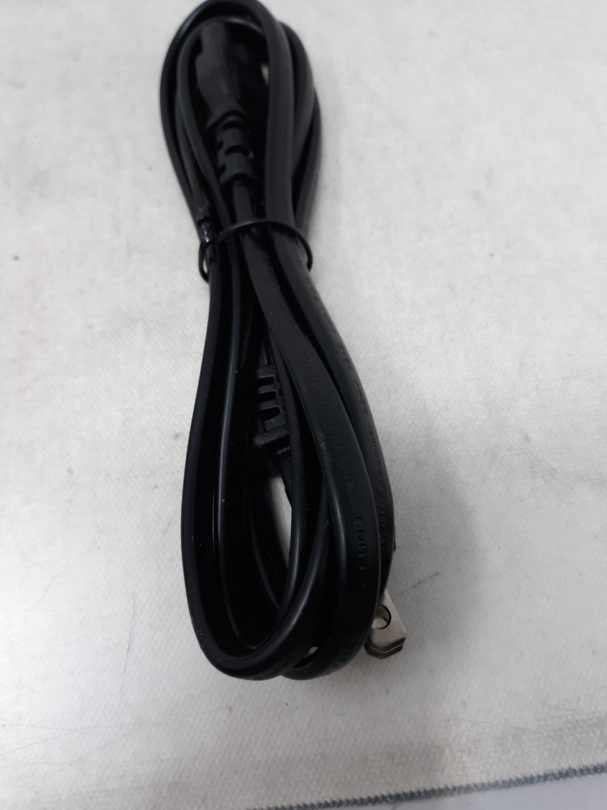 2 Pcs 6FT US 2 Prong Port AC Power Cord Cable Figure 8 Male Plug Slim 18/2 Gauge
