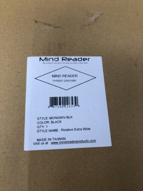 Mind Reader Rotative Extra Wide Monitor Stand MONSWIV - Black - PYR001-20501089