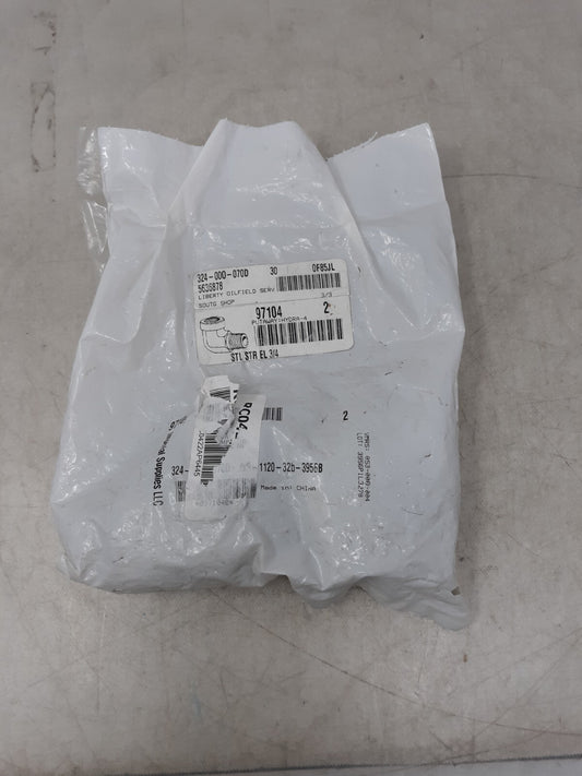 Imperial Supplies 97103 Steel Pipe Elbow 90°, 1/2 in. x 1/2 in. C3409X8 QTY2