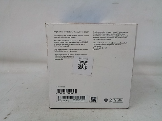 Ring - Spotlight Cam Wire-free - Black 5001329