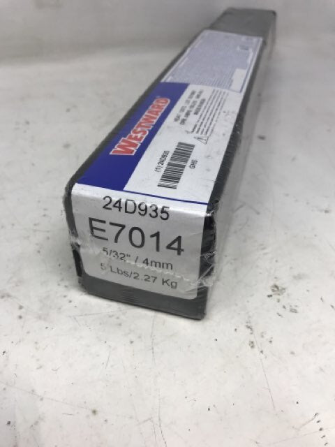 Westward Stick Electrode: Carbon Steel, E7014, 5/32 in x 14 in, 5 lb