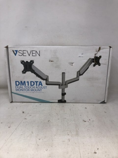 V7 Seven DM1DTA Dual Touch Adjust Monitor Mount Holds up to 32" Quick Release VE