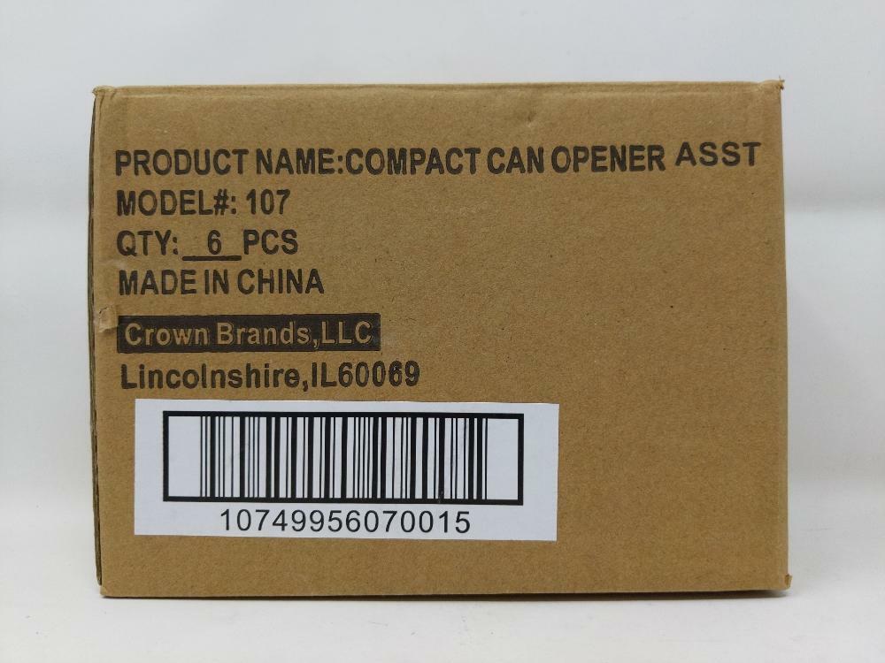 Compact Can Opener - Red Handles - Lot of 6