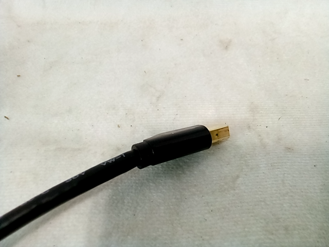 Cable matters black ethernet network cable, has scratches