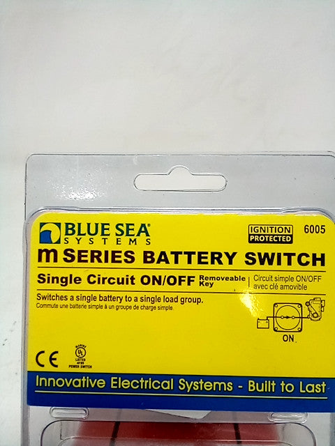 Blue Sea 6005 M-Series (Mini) Battery Switch Single Circuit on/OFF