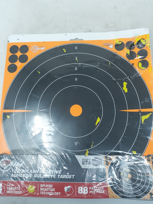 Allen EZAIM Adhesive Splash 12 Bullseye 4Pk