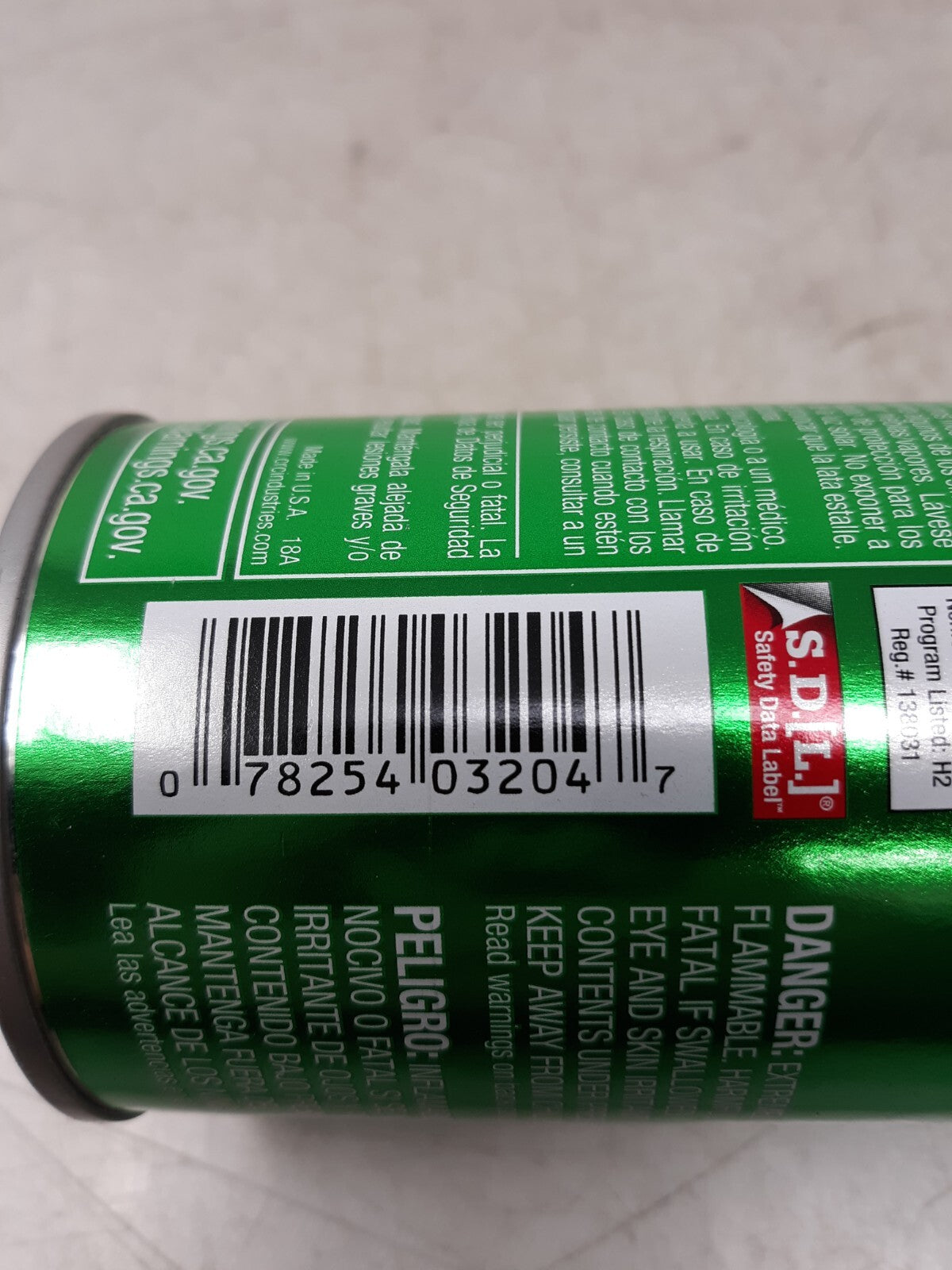 Crc 03204 Chute Lubricant, Silicone, H2 No Food Contact, 11 Oz Aerosol Can