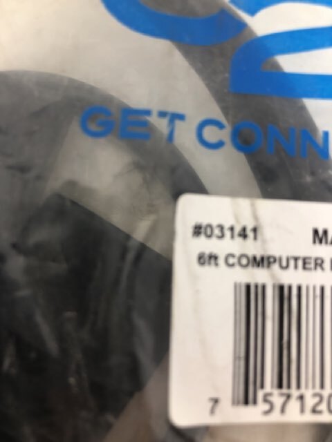 C2G Model 03141 6 Ft. 18 AWG Computer Power Extension Cord (IEC320C14 to IEC320C
