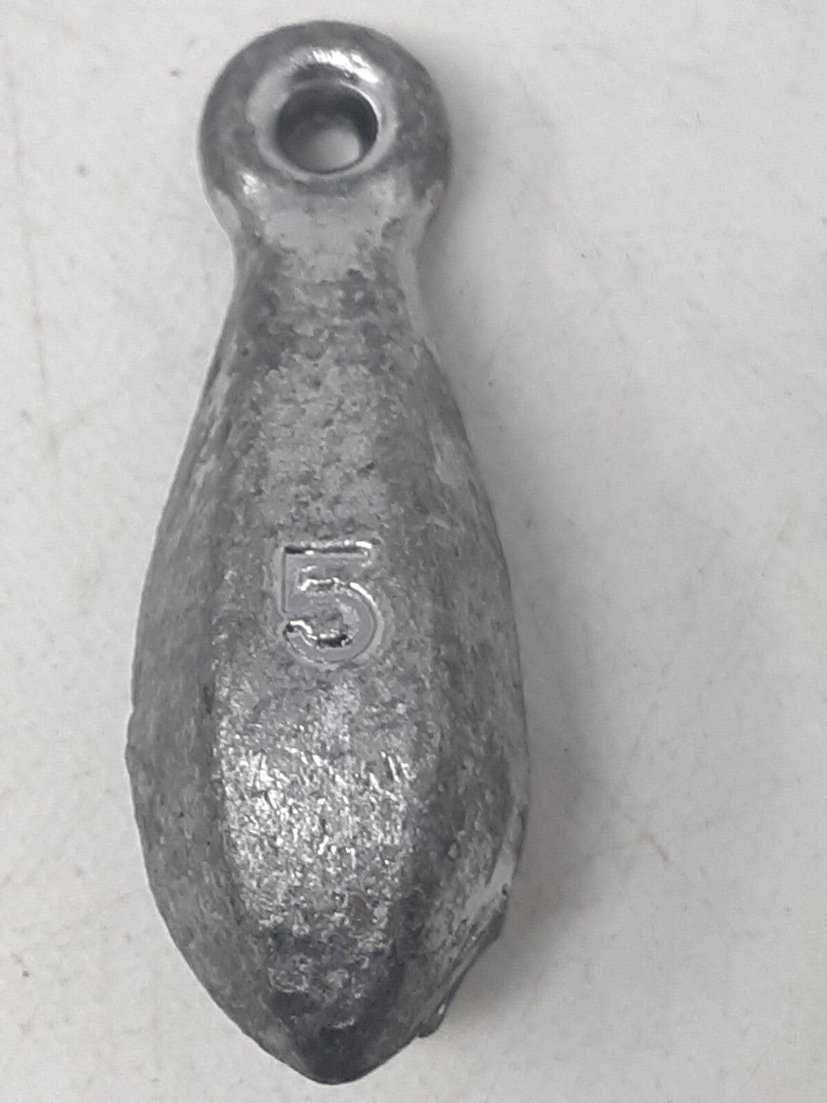 Assorted Teardrop Sinkers Lead Fishing Weights 1–5 oz Lot of 18