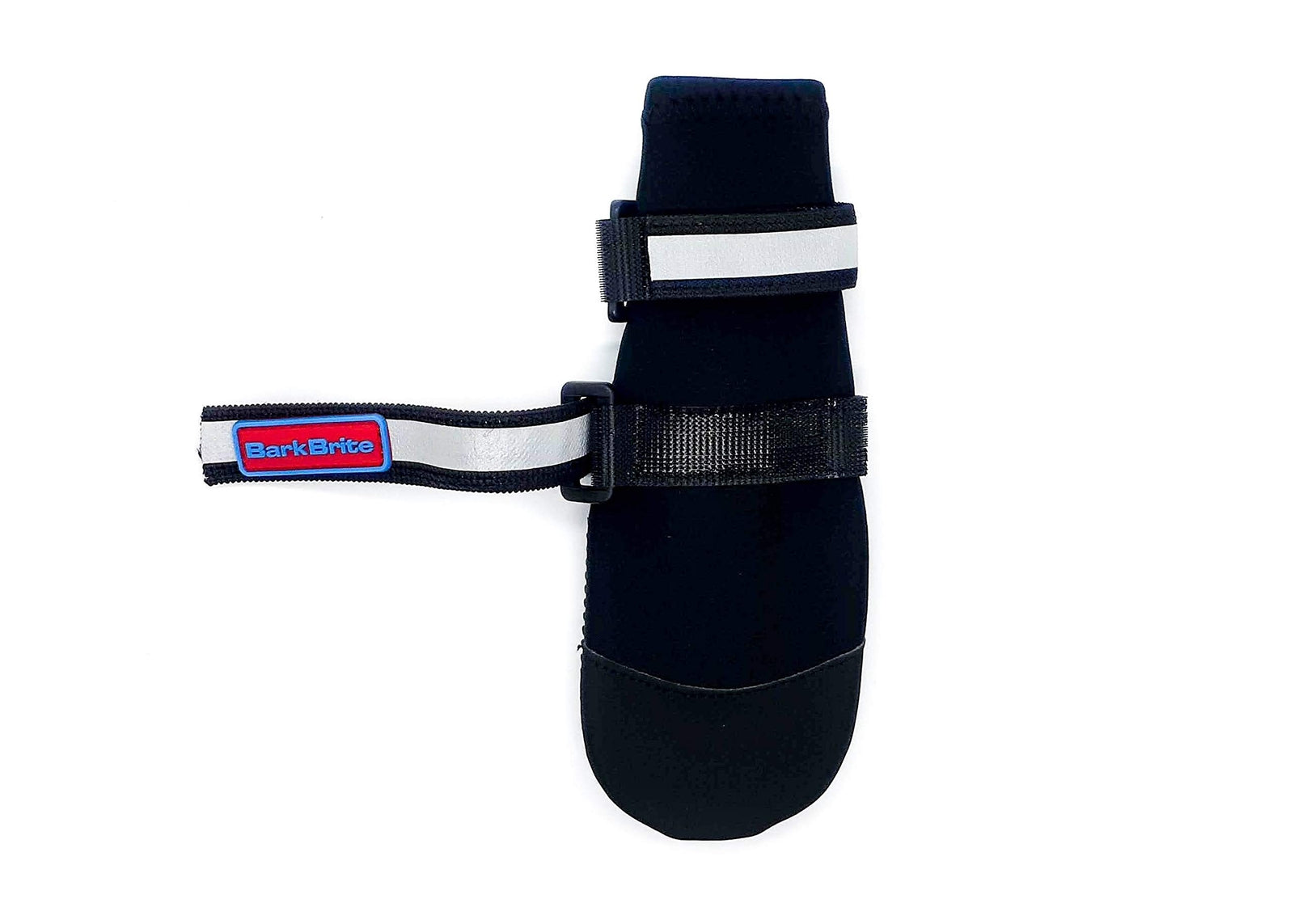All Weather Neoprene Paw Protector Dog Boots Reflective Straps  (Black Medium)
