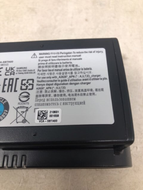 SAMSUNG VCA-SBTA60 Rechargable Li-On Battery for Jet 60 Vacuum Stick Black