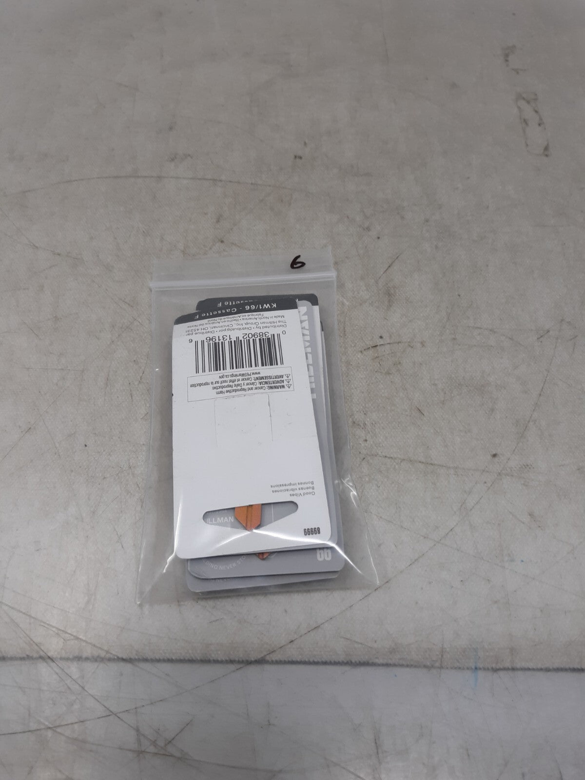 Lot of 6 Hillman #66 Key Blanks Diva Fashion House Keys Good Vibes Design