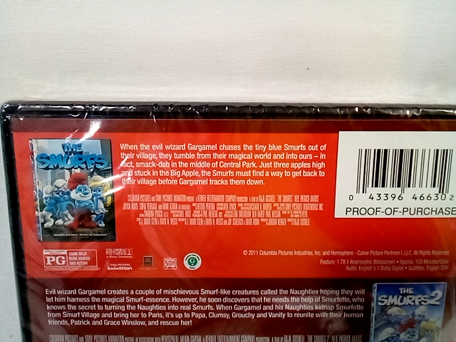 Smurfs 2 / Smurfs DVD