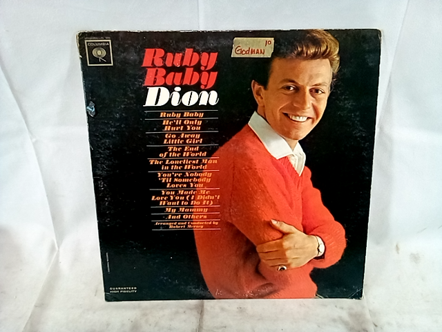 Columbia Ruby baby dion vinyl record