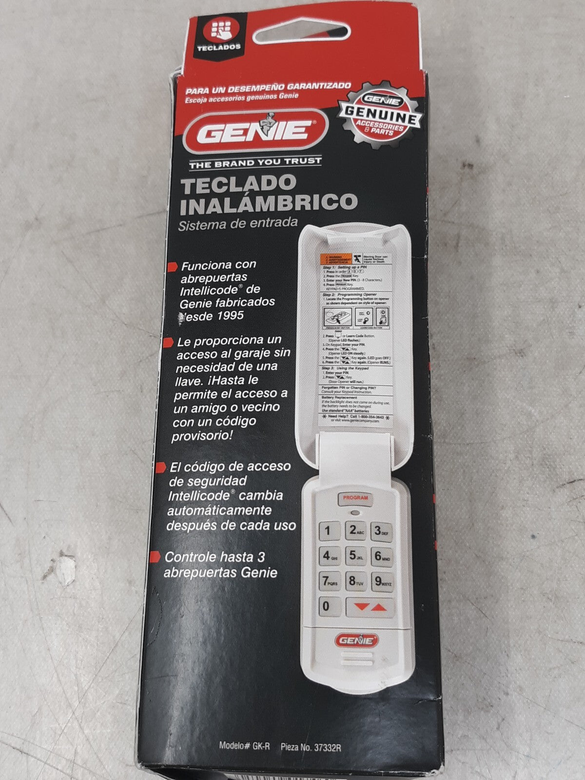 Genie Intellicode Wireless Keyless Keypad Garage Door Opener (37332R)