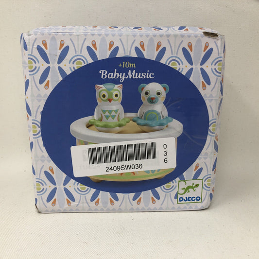 Djeco BabyMusic Music Box With Dancing Figurines French Made
