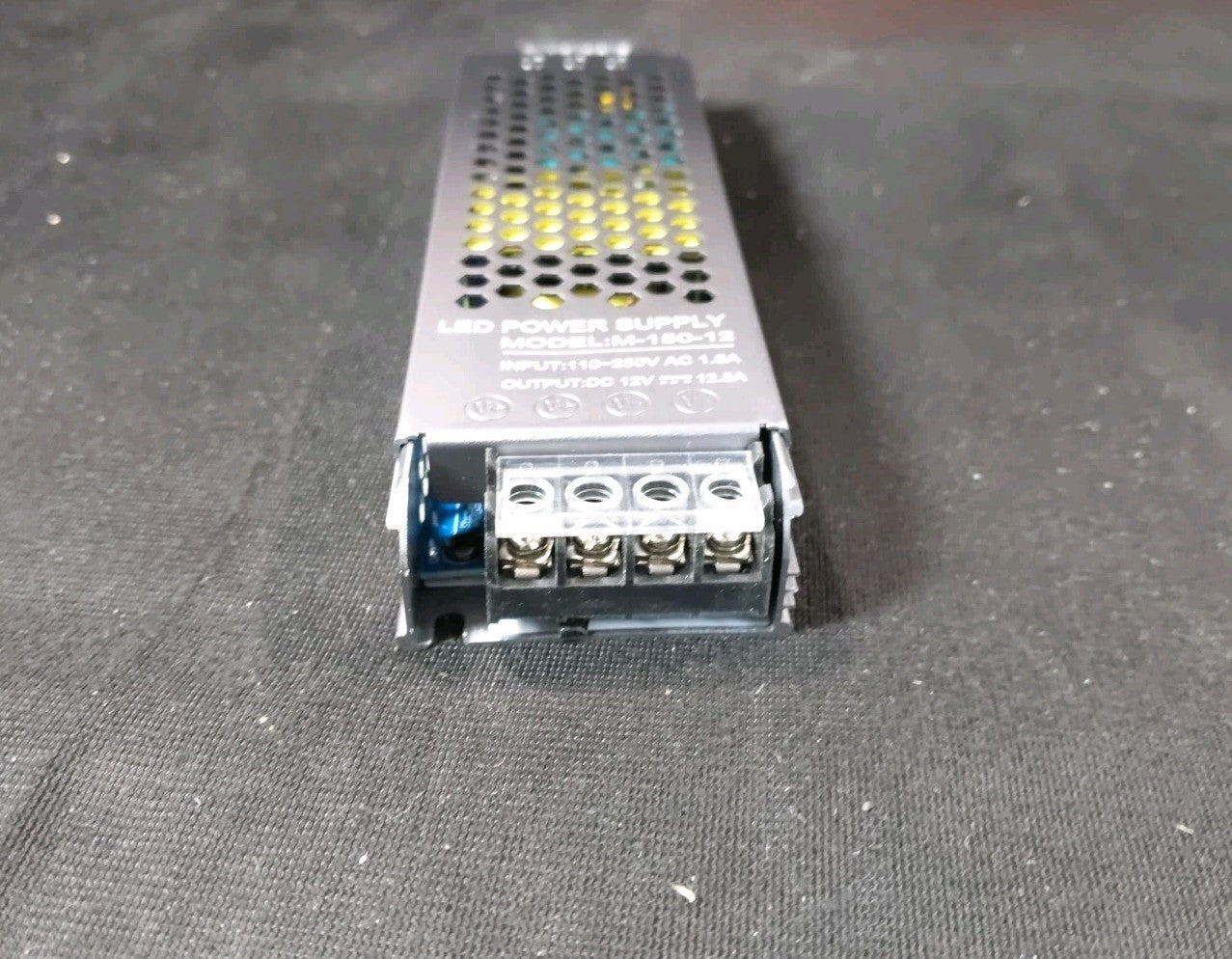 Thin LED Power Supply M-150-12 Input: 110~250V AC 1.6A Output: DC 12V _-- 12.5A