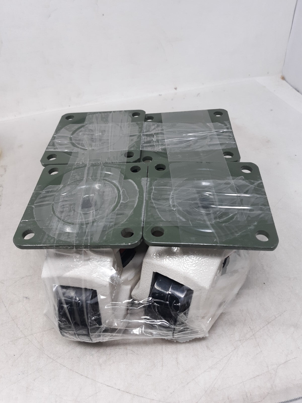 Lot of 4 CD-80F/S Level Adjustment Industrial Casters Load Bearing 500kg