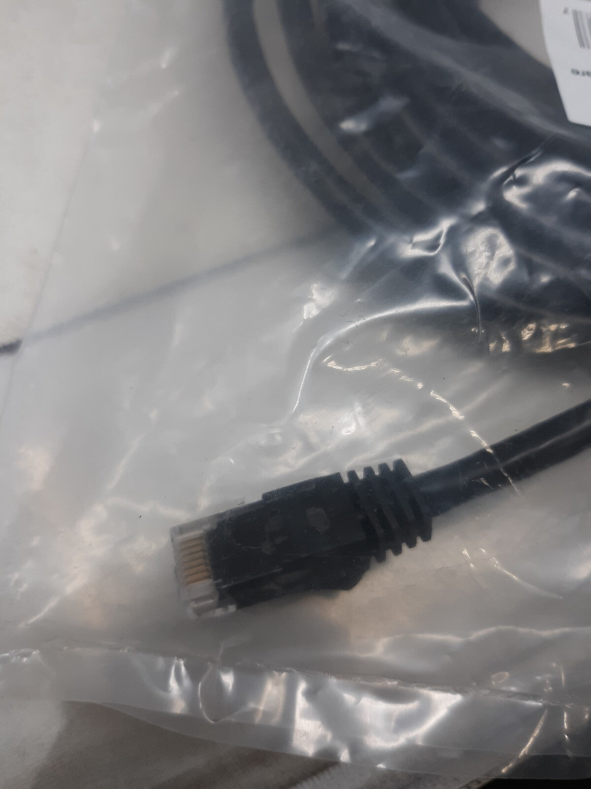 Lot of 5 Monoprice 11277 Black 20ft Patch Cord 550 Mhz Category 6 (UTP)