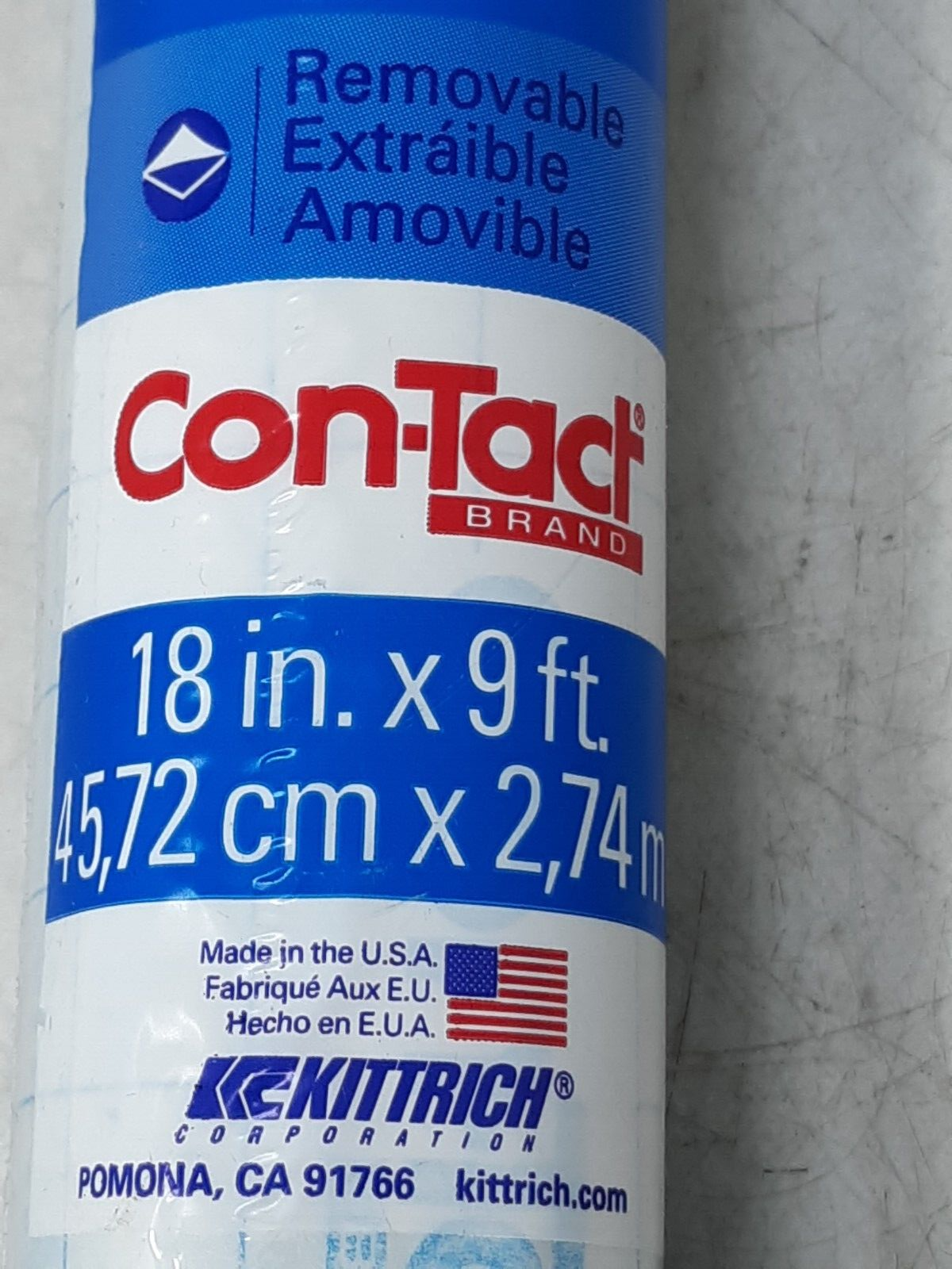 Con-Tact Brand Clear Covering Matte Adhesive Liner - 18" x 9FT