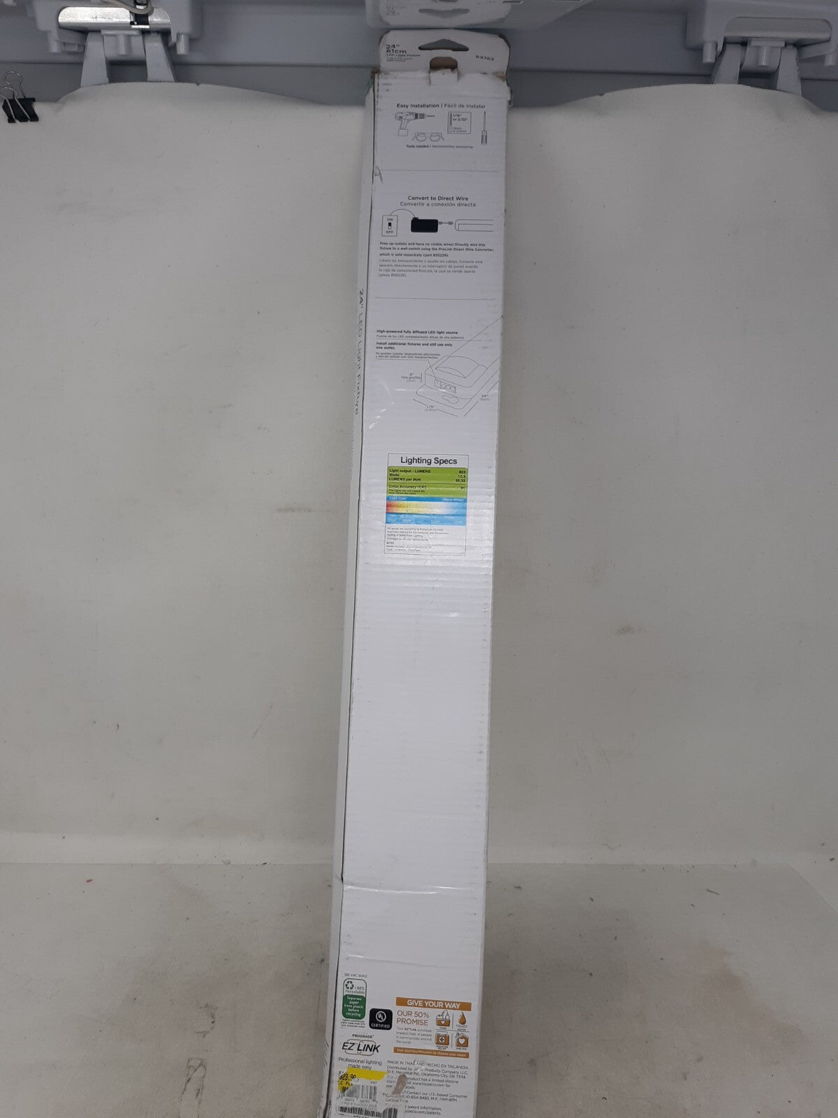 EZ Link Linkable Plug-in 24 in. LED White Under Cabinet Light