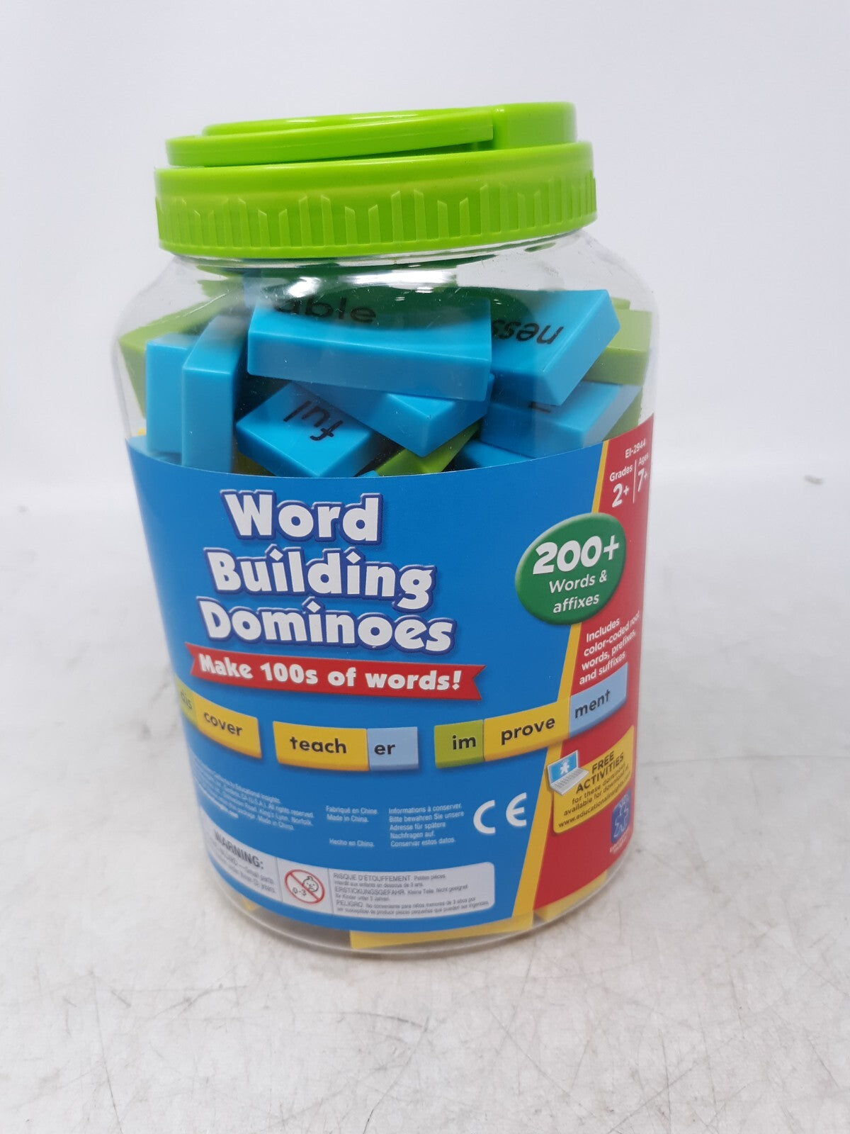 Word Building Dominoes Educational Learning Game | 200+ Words & Affixes
