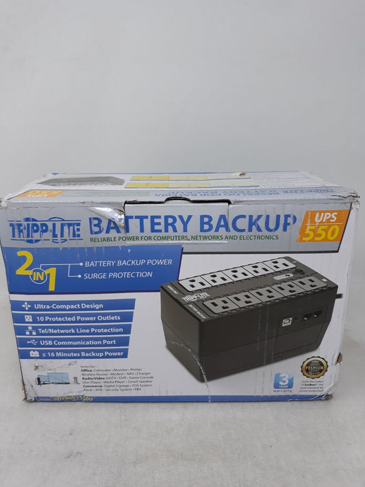 Tripp Lite UPS: 550VA  120V INTERNET550U