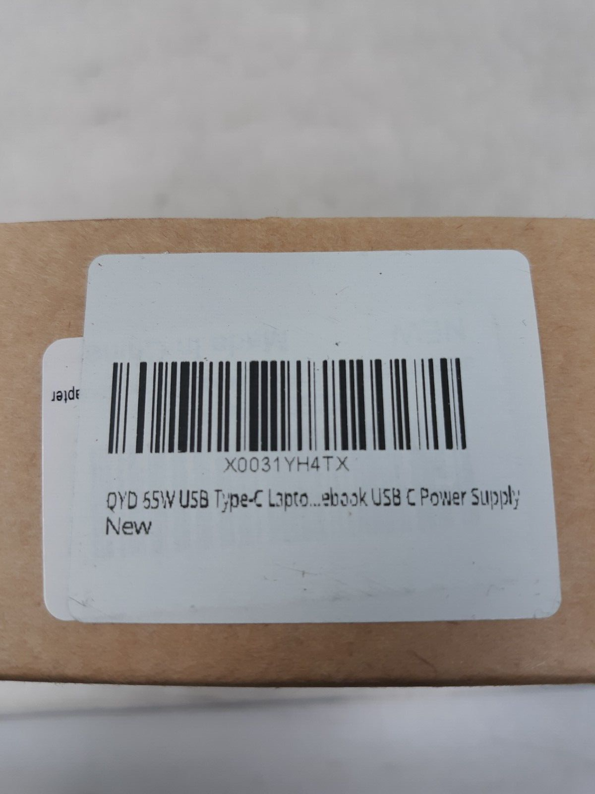 CYD PD0652 Black 65 Watt USB Type-C Power Fast Notebook Charger Adapter