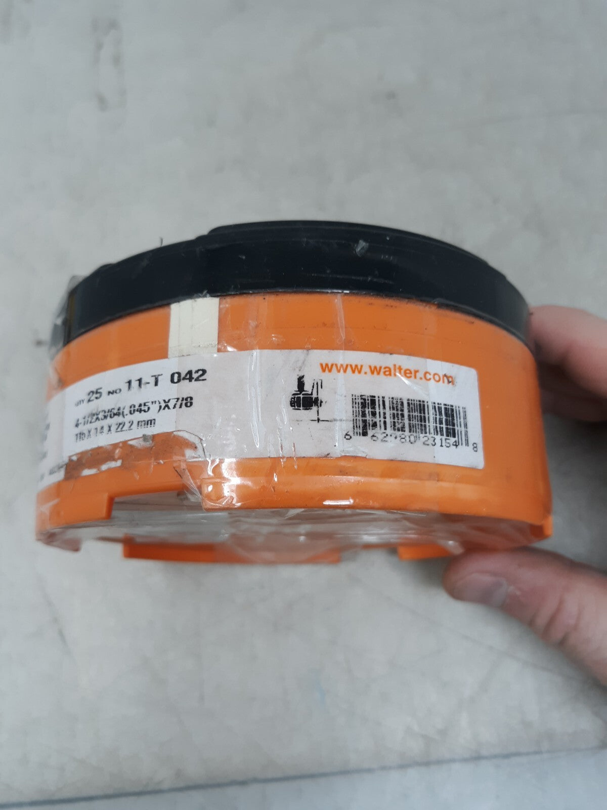 Walter 11T042 4-1/2X3/64X7/8 Type 1 Zip Wheel