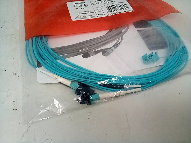 LEGRAND - P1DF2LRGZGZ005M, QS 5M LC LC 10G 2MM DPX PVC DATA CARD