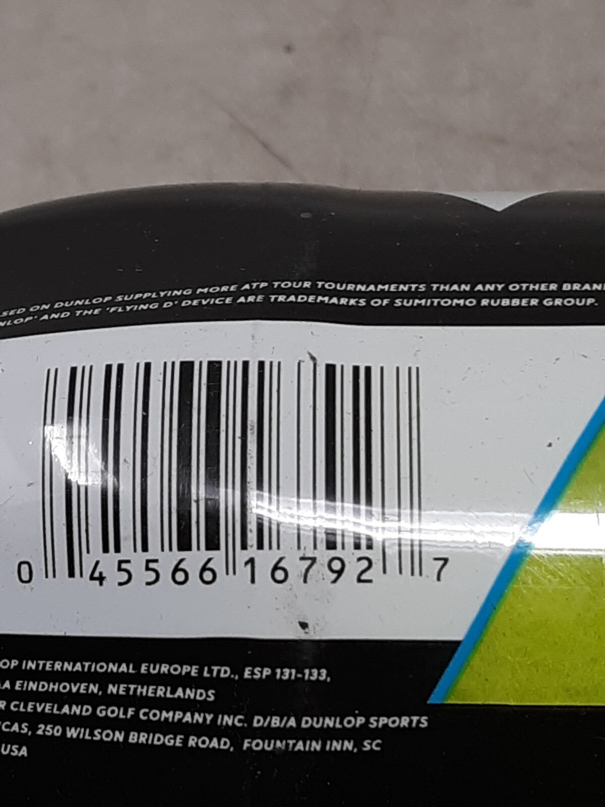 Dunlop ATP Extra Duty Tennis Balls Hard Court Can of 3