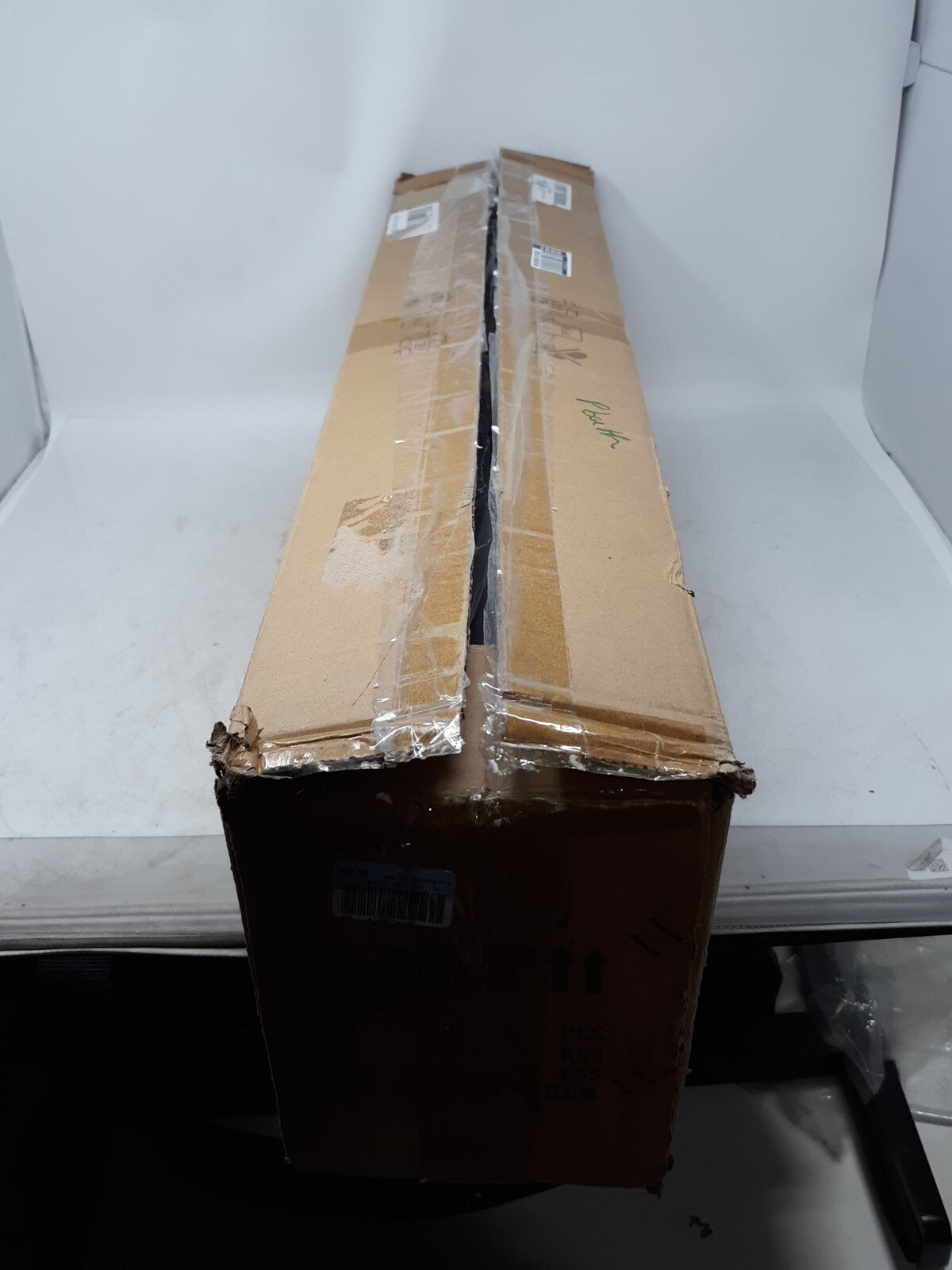 LARTOUSH Modern Wall Sconce Light Fixture – 27.8 Inch, LED, Black (2-Pack)