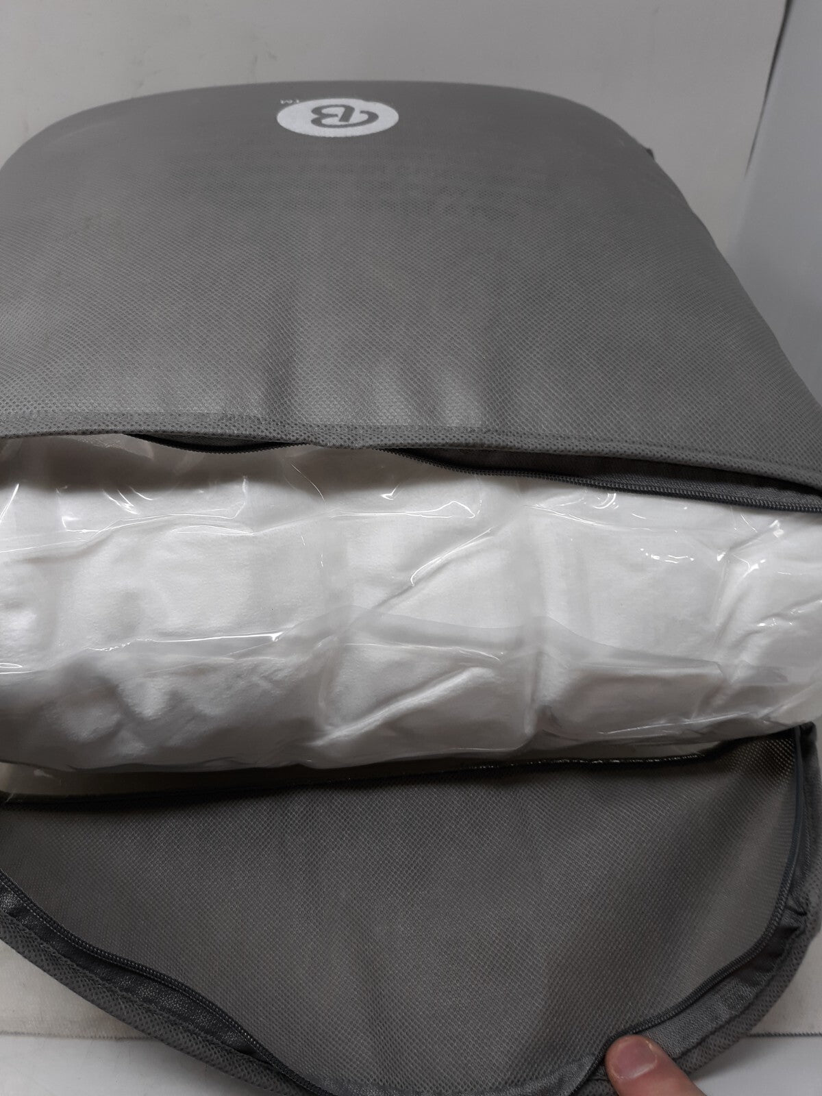 White Full/Queen Sherpa Dual-Layer Blanket by Bare Home