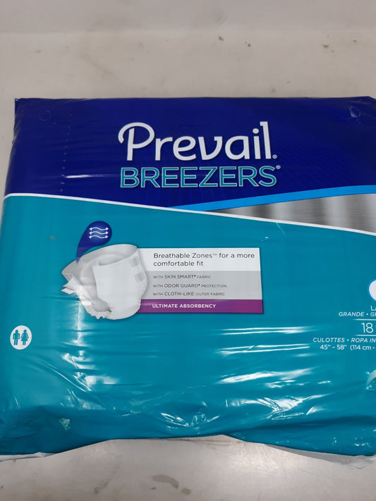 Prevail Breezers Adult Diapers Briefs PVB-013