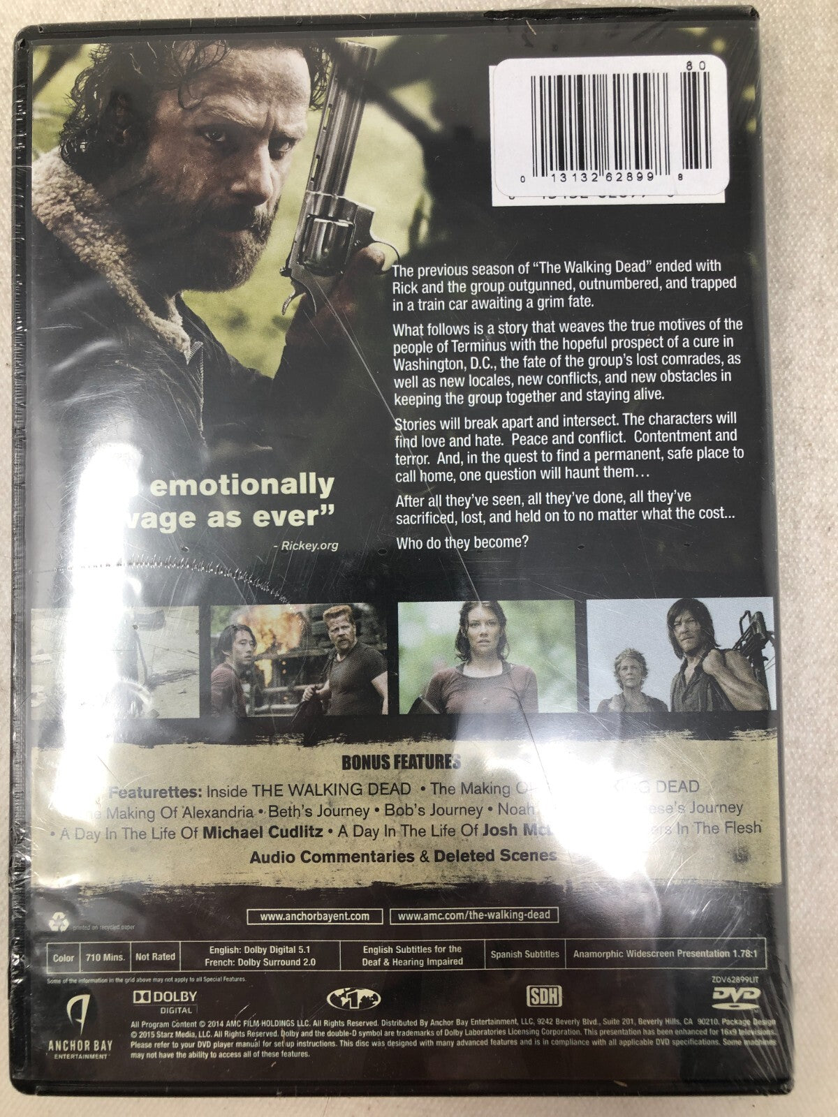 The Walking Dead: The Complete Fifth Season (DVD, 2014)