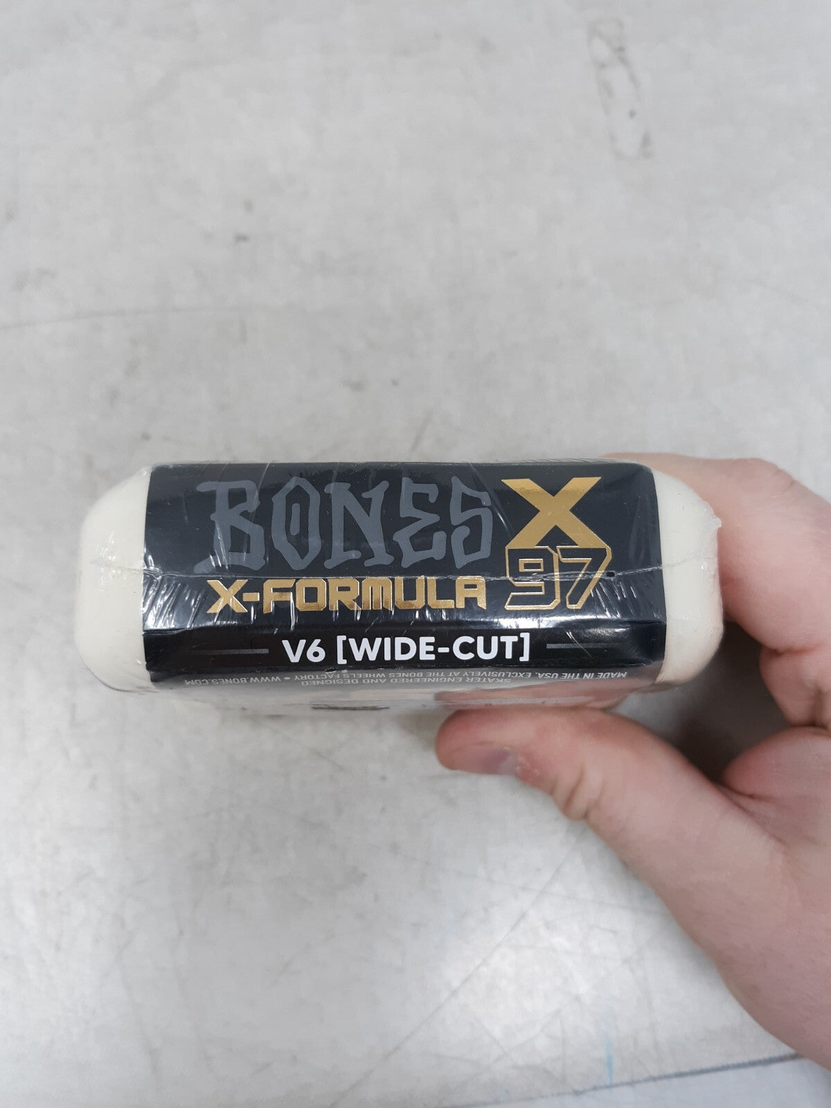 Bones Wheels  X-Formula X97 V6 Wide Cut Skateboard Wheels - 56mm 97a (Set of 4)