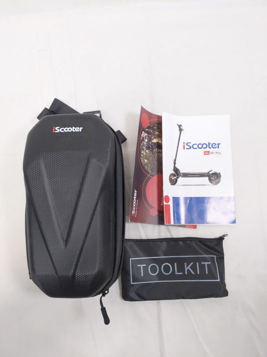 iscooter naix7 pro bag case attatchment for front with toolkit and instructions