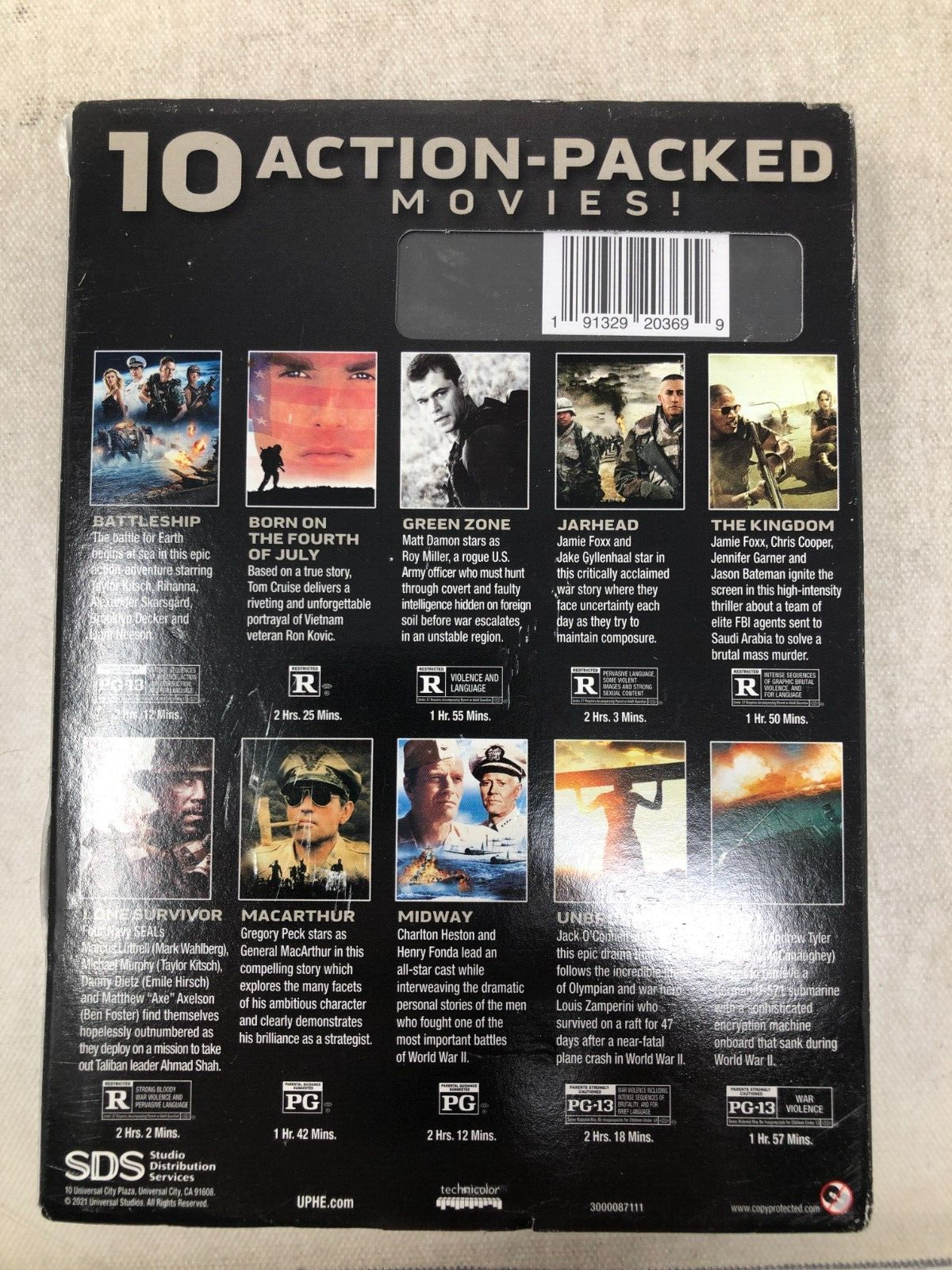 Ultimate 10-Movie War Collection (DVD)