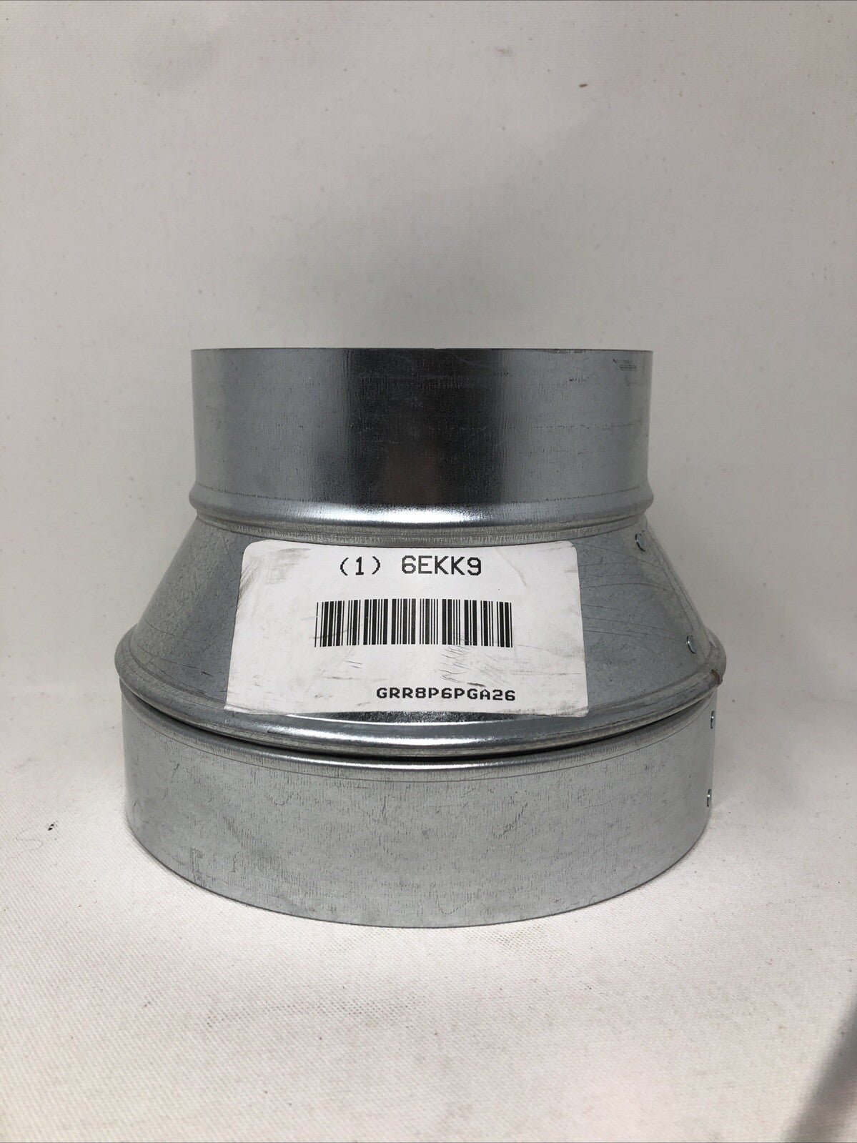 GREENSEAM GRR8P6PGA26 Reducer,8" x 6" Duct Size 6EKK9